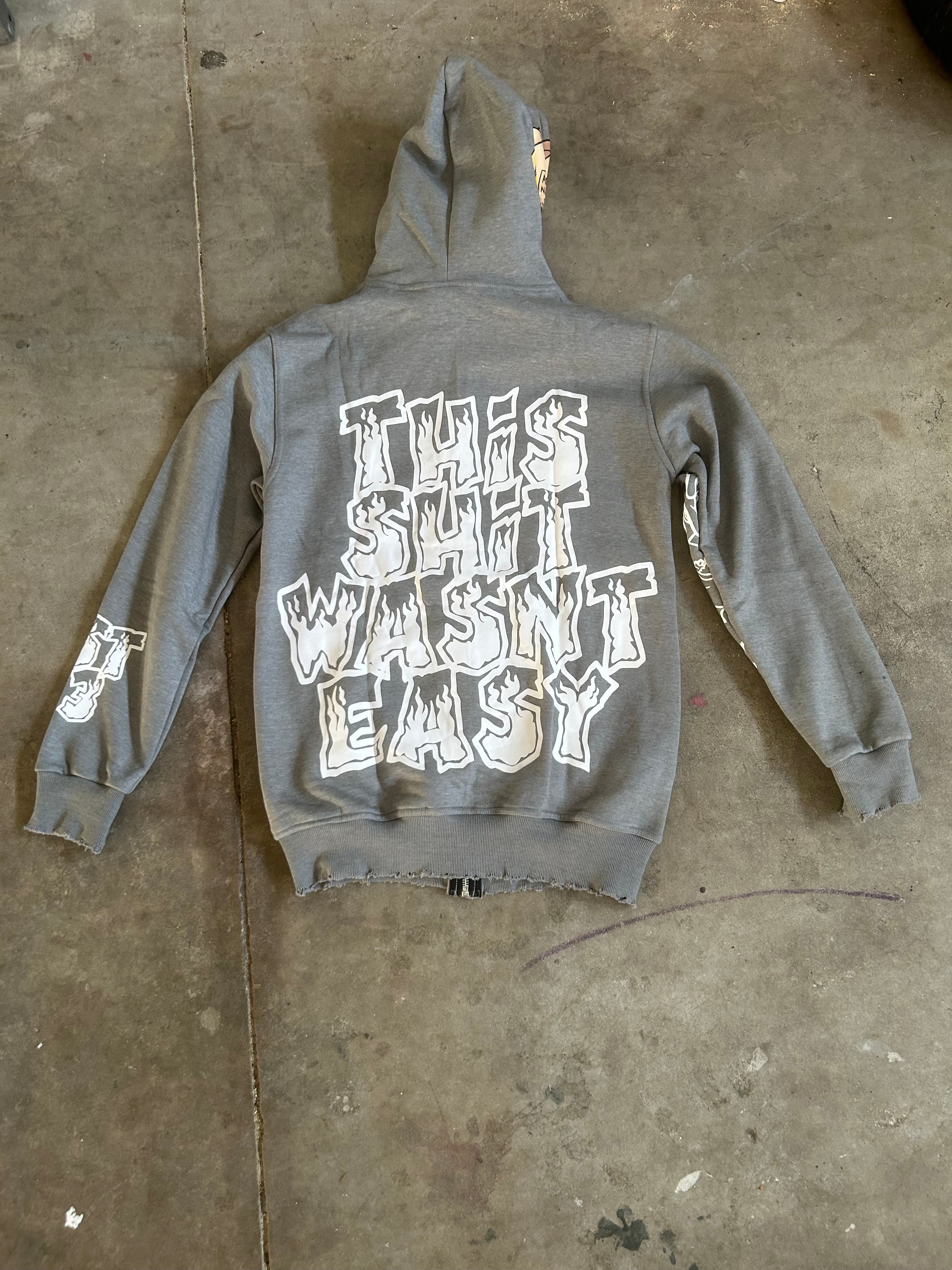 This Shii Wasn’t Easy Jumpsuit (Grey)
